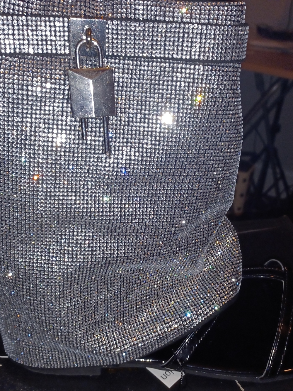 Cape Robbin Shiloha Sandal Black W/Bling - Picture 9 of 13